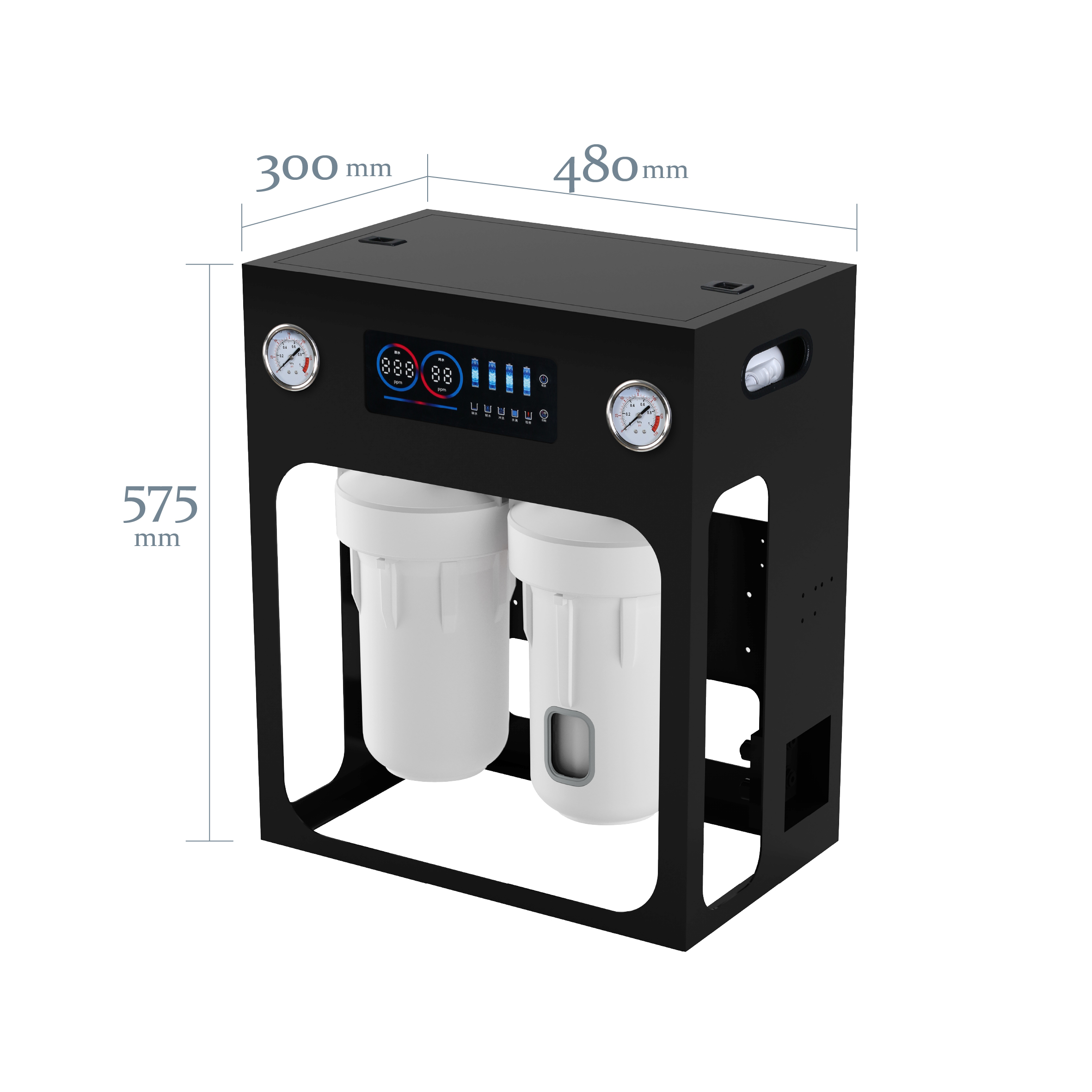 商用工业级大胖RO反渗透机