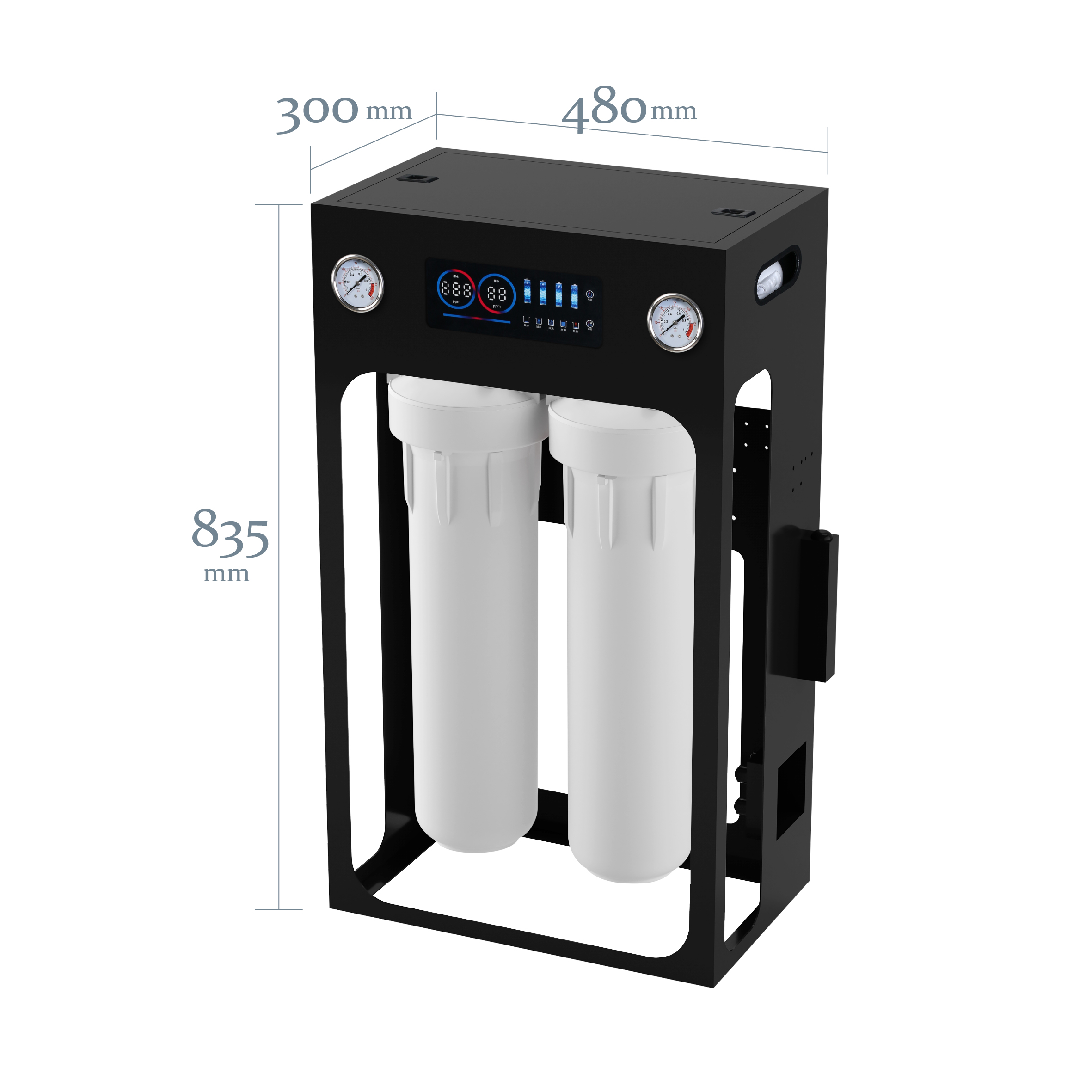 商用工业级大胖RO反渗透机